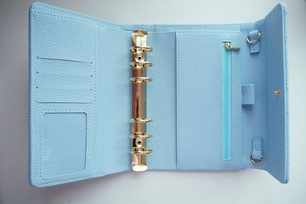 A6 Quilted Binder Wallet