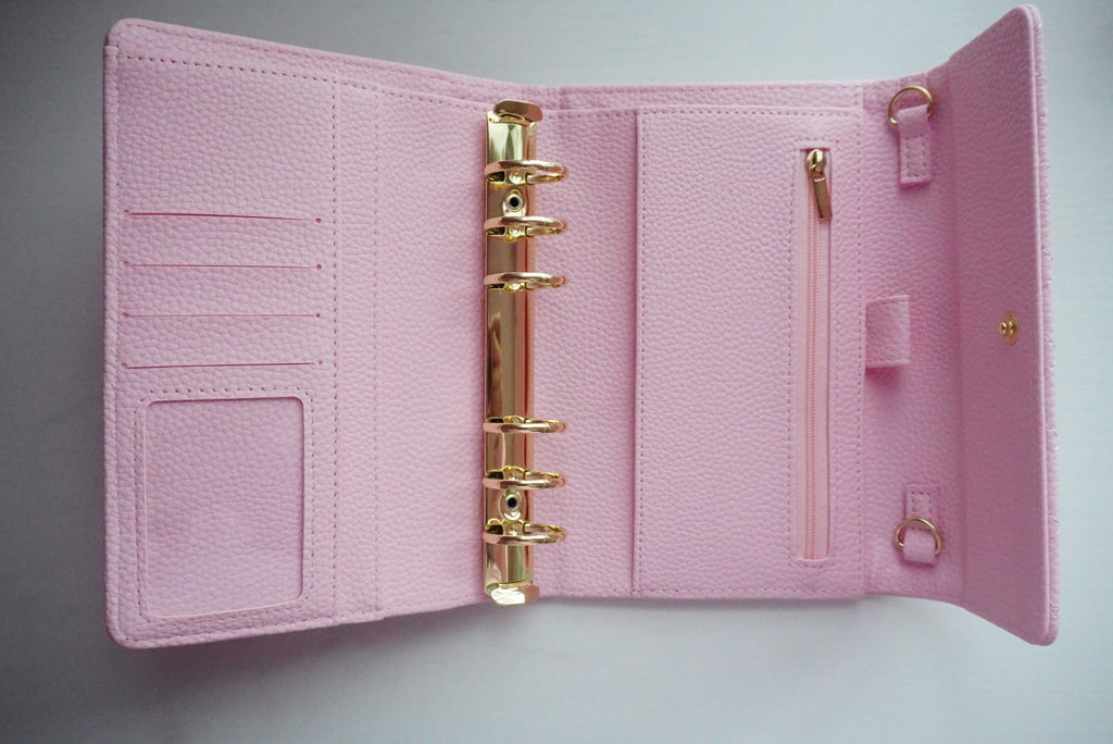 A6 Quilted Binder Wallet