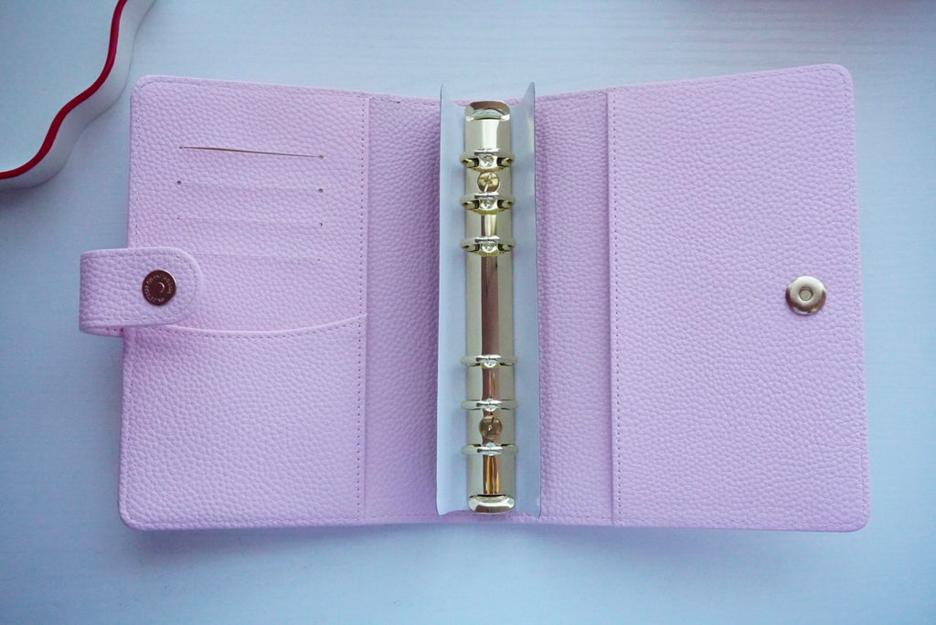 A6 Blush Beauty Bow Binder