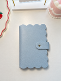 Flower edge Binder Blue