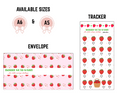 Berry cute cash (tracker and envelope)