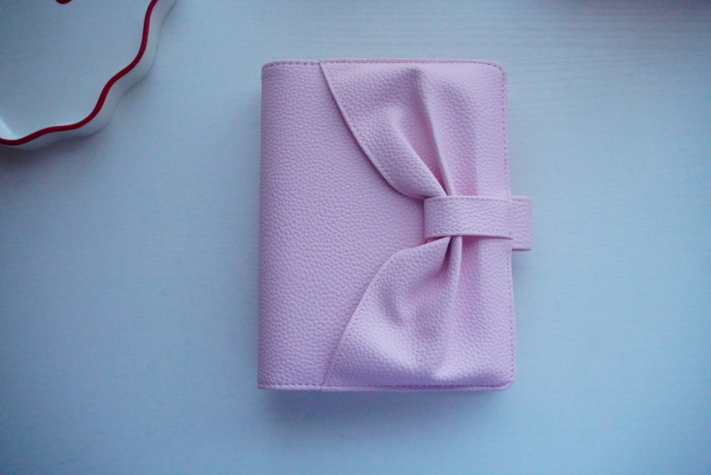 A6 Blush Beauty Bow Binder