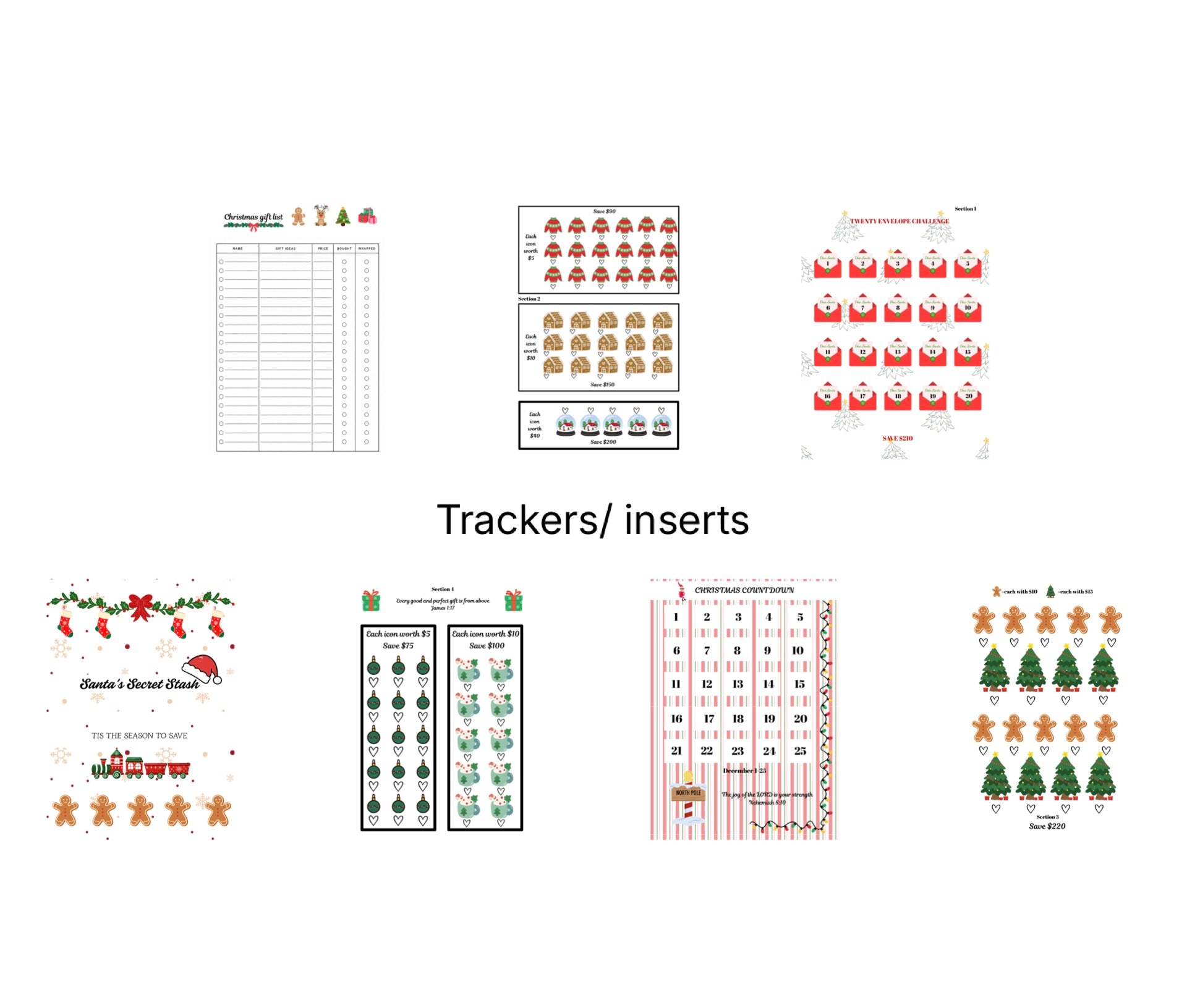Santa’s secret stash(Christmas savings)A5