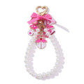 Pink pearl love charm
