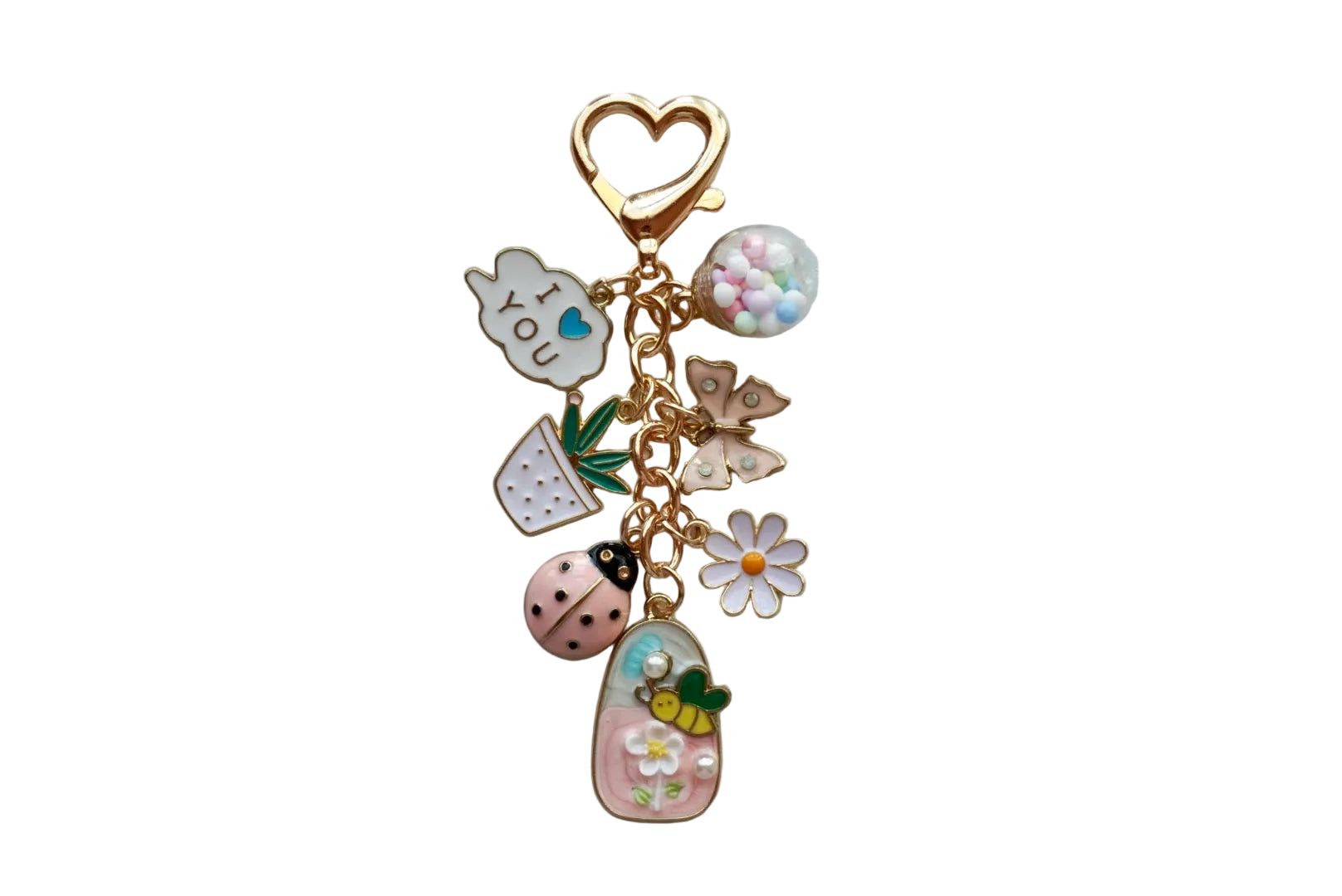 Pink spring bloom charm