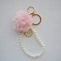Mini pink puff charm