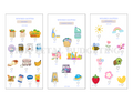Household essentials tracker(set of 3)